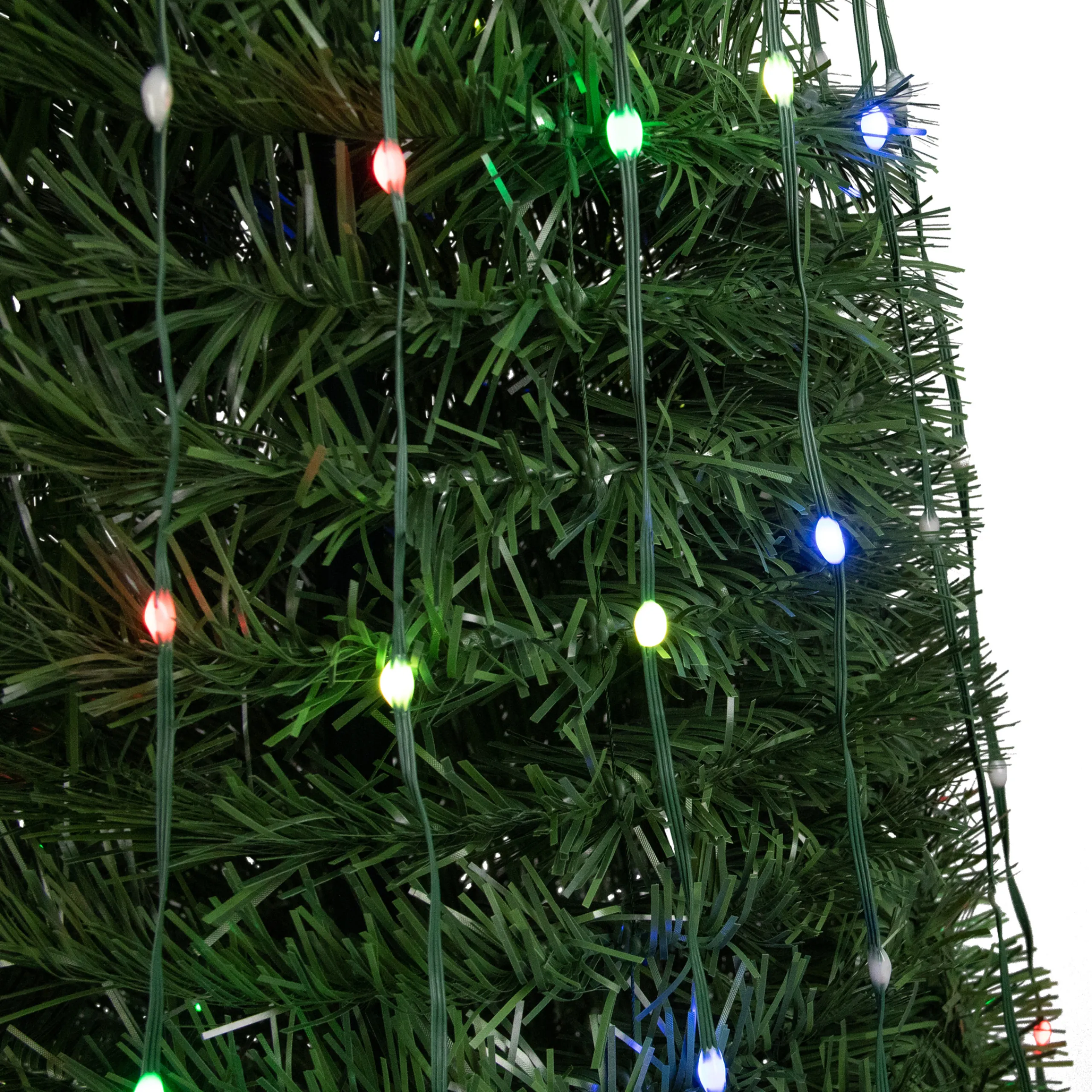 Northlight Yard Art Trees>4' Green Color Changing Multiple Function Pop Up Artificial Outdoor Christmas Tree