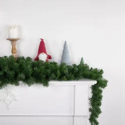 Unlit Swags*Northlight 7' Green Colorado Spruce Artificial Christmas Swag, Unlit