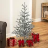 Northlight 3 And 3.5 Feet Tall>36" Green Flocked Alpine Coral Artificial Christmas Tree - Unlit