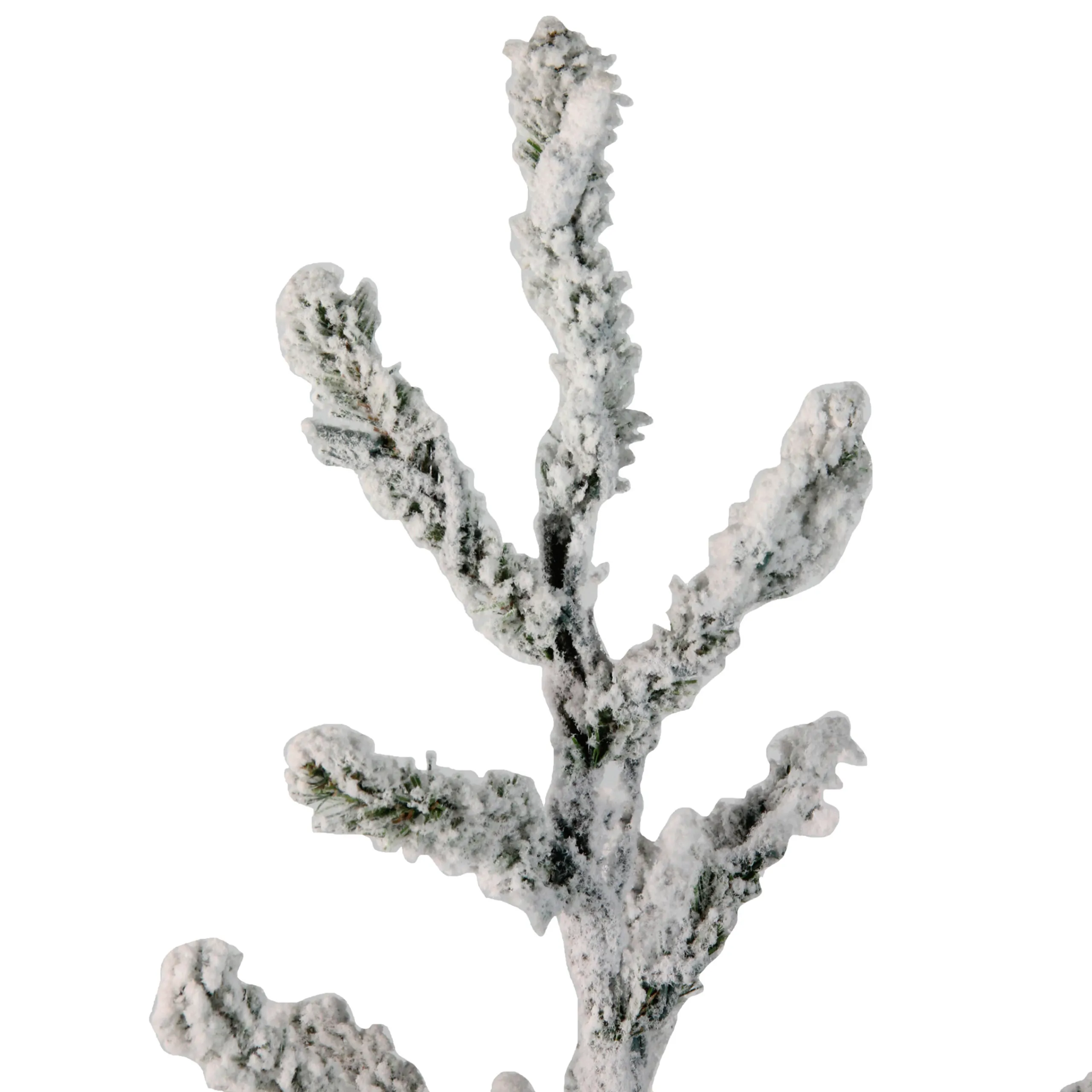 Northlight 3 And 3.5 Feet Tall>36" Green Flocked Alpine Coral Artificial Christmas Tree - Unlit