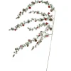 Sprays, Branches & Picks*Melrose 40" Green Frosted Pine Cones And Bells Artificial Christmas Spray