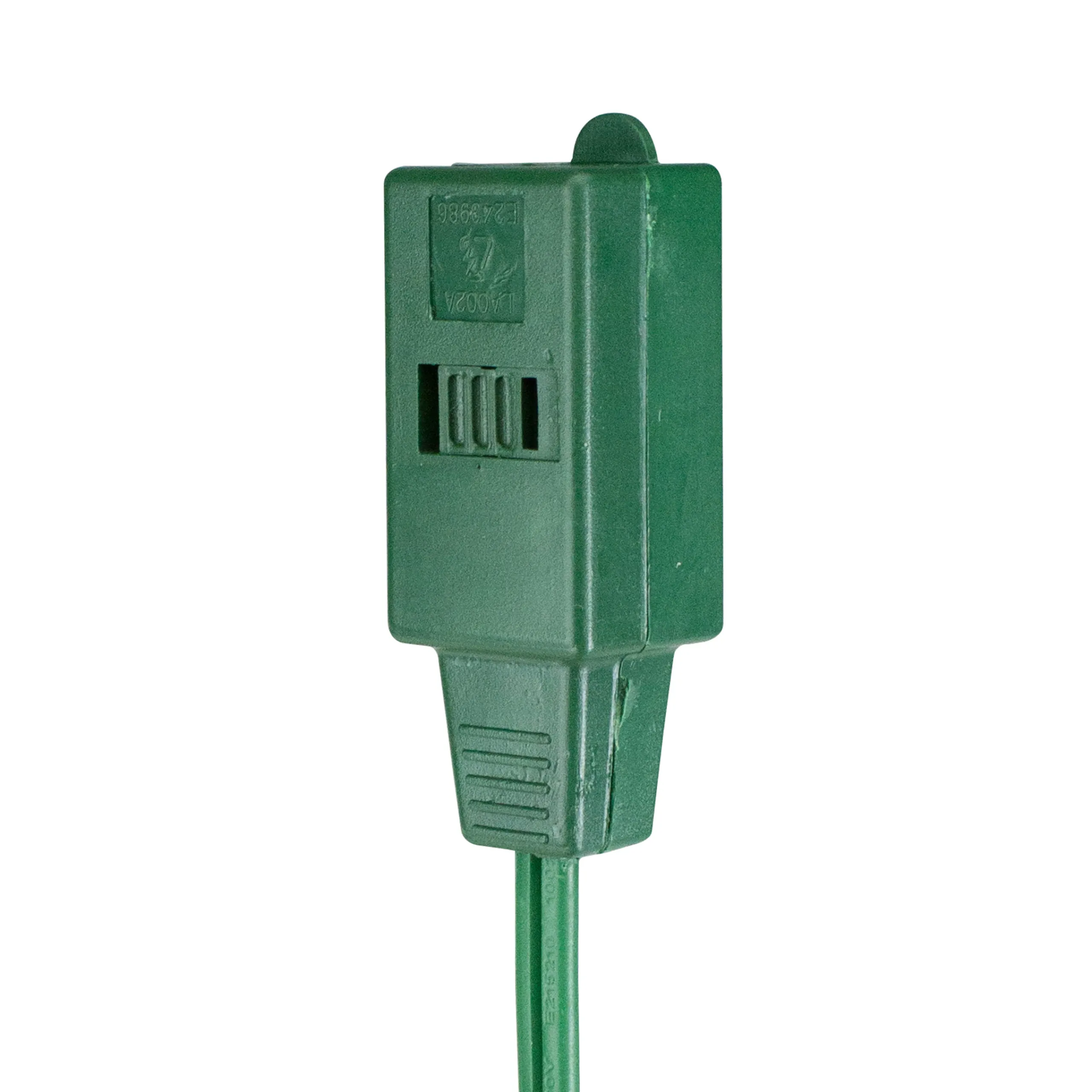Northlight 9' Green Indoor Extension Power Cord With 9-Outlets And Safety Locks