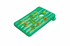 Swim Central 36" Green Inflatable Turtle Toss Corn-Hole Target Swimming Pool Game