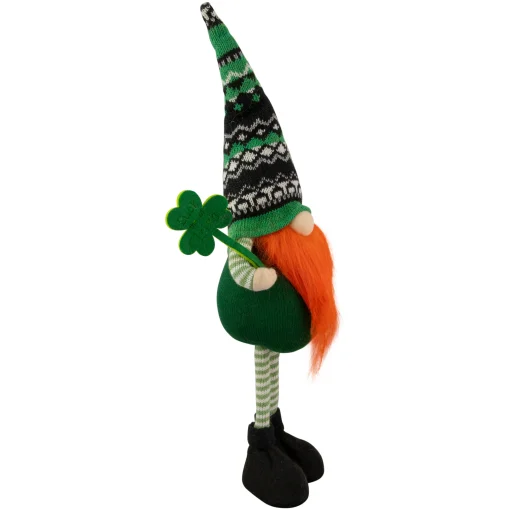 Northlight 20" Green Leprechaun Boy Gnome Standing St Patrick's Day Figure