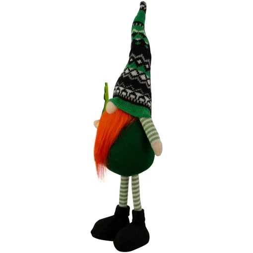 Northlight 20" Green Leprechaun Boy Gnome Standing St Patrick's Day Figure