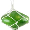 Barcana 11" Green Lighted Roped Onion Drop Outdoor Patio Christmas Decor - White Wire
