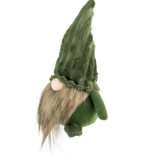 Gnomes*Northlight 12" Green Plush Christmas Gnome Decoration