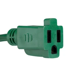 Northlight 40' Green 3-Prong Outdoor Extension Power Cord