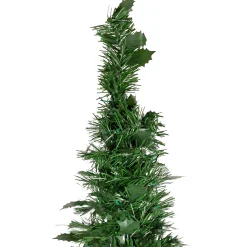 Northlight Pop Up Trees></noscript>4' Green Tinsel Pop-Up Artificial Christmas Tree, Unlit