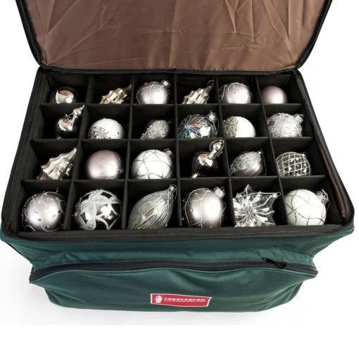 Decoration Storage*Tree Keeper 27" Green Unique Top Pocket Christmas Ornaments Storage Bag