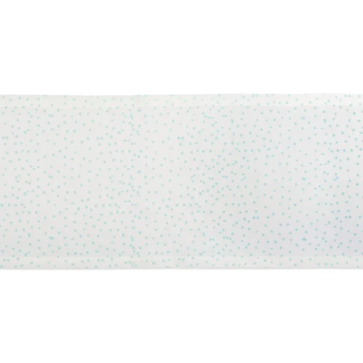 Contemporary Home Living 72" Here Comes The Bride Blue Polka Dot Printed Wedding Table Runner