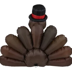 Northlight 6' Inflatable Turkey Fall Harvest Outdoor Decoration