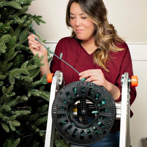 Northlight 12.5" Install N Store Christmas Light Storage Reel And Bag