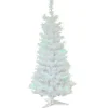 National Tree Company 3 And 3.5 Feet Tall>3' Iridescent White Pine Tinsel Artificial Christmas Tree, Unlit
