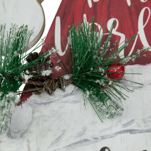 Wall & Door Decorations*Northlight 16.5" Joy To The World Snowman In Santa Hat Christmas Wall Decoration
