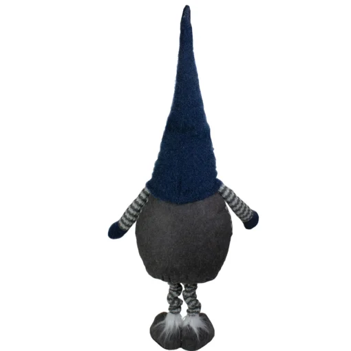 Gnomes*Northlight 41" Led Lighted Blue And Gray Extendable Gnome Christmas Figure