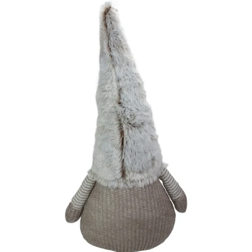 Gnomes*Northlight 23.5" Led Lighted Brown And White Knit Gnome Christmas Figure