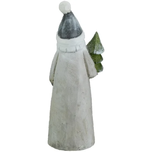 Table Top Pieces*Northlight 19" Led Lighted Ceramic Santa With Tree Christmas Figure