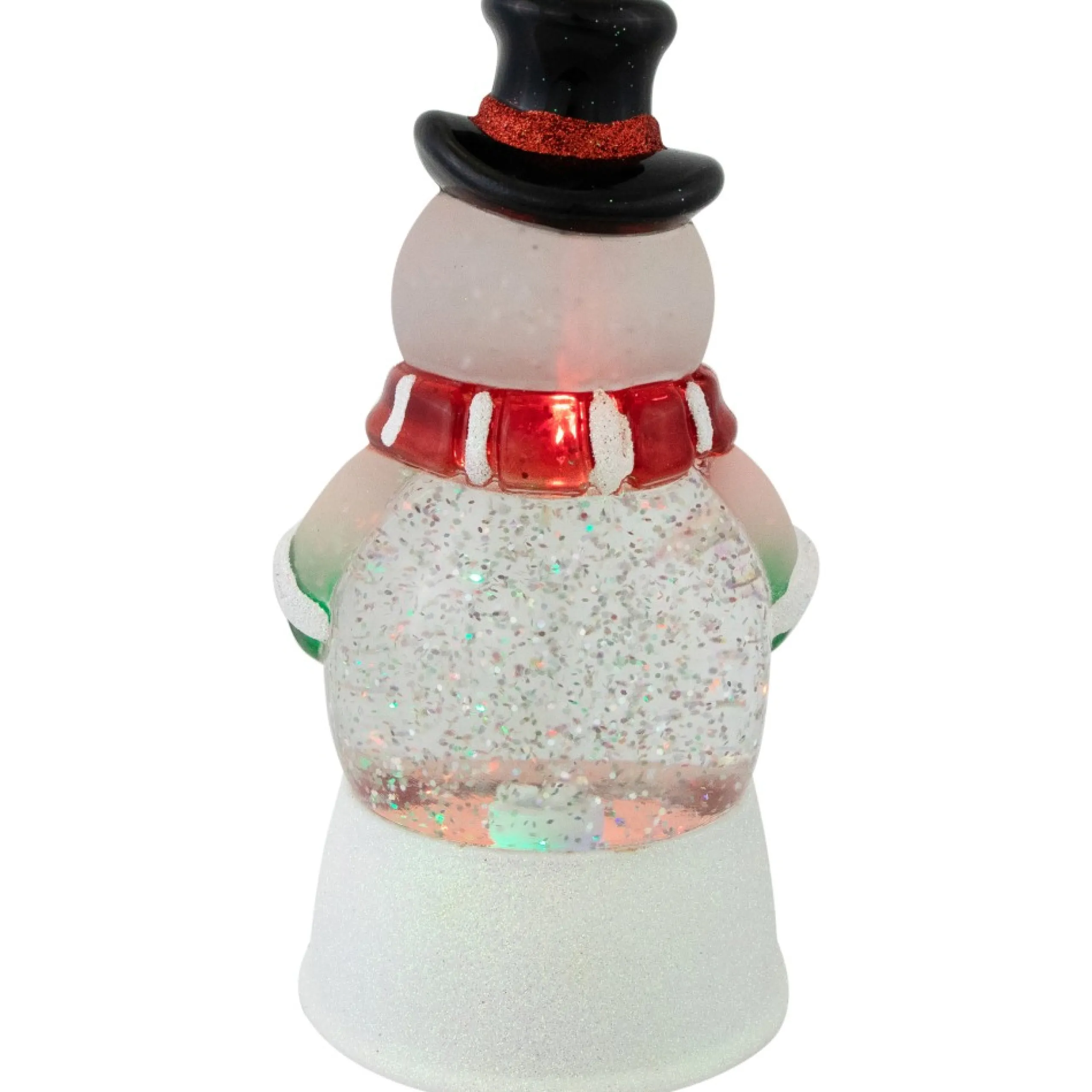 Snow Globes*Northlight 7" Led Lighted Color Changing Snowman Christmas Glittering Snow Dome