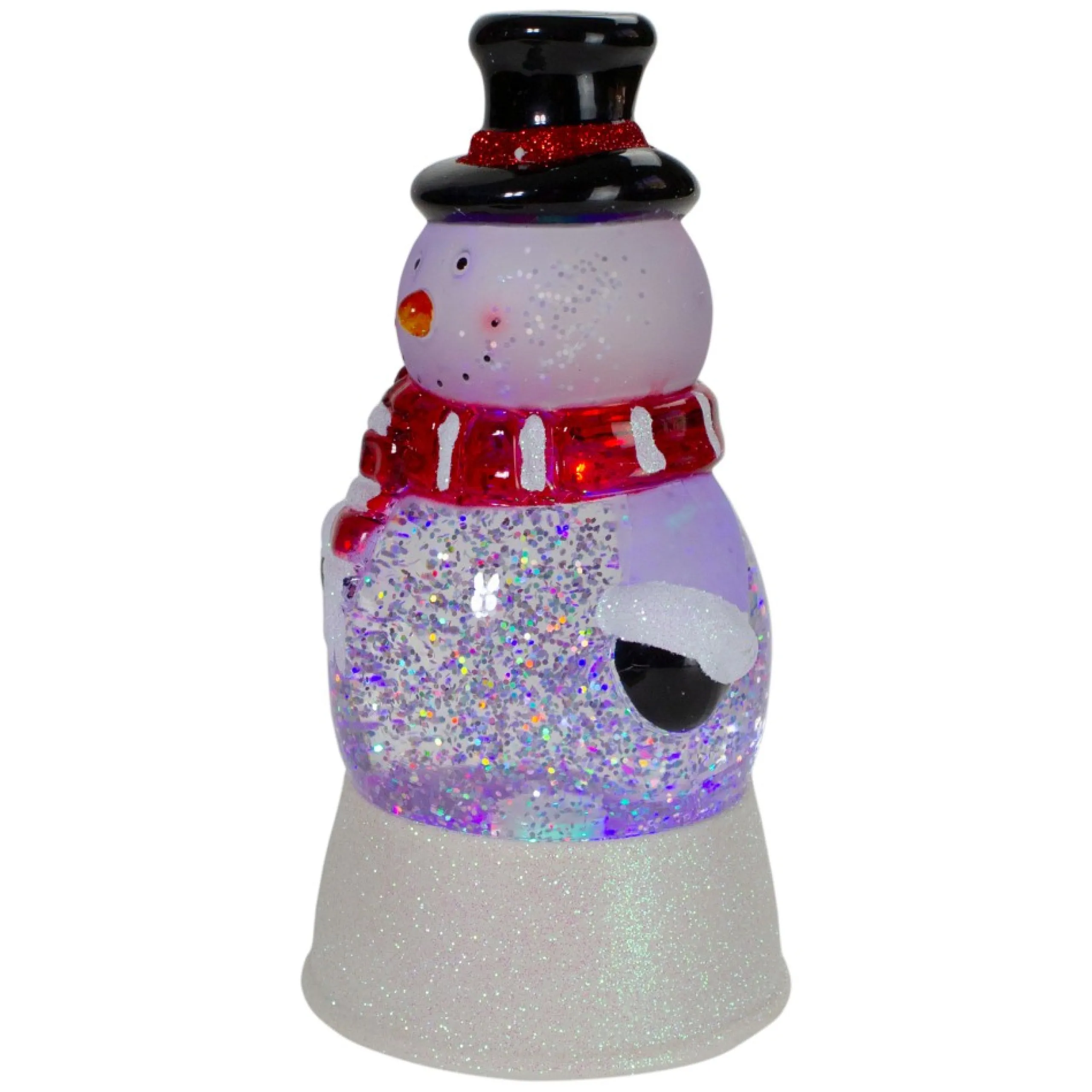 Snow Globes*Northlight 7.5" Led Lighted Color Changing Snowman Christmas Snow Globe