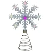 Snowflake Tree Toppers*Northlight 11" Led Lighted Coloring Changing Twinkling Snowflake Christmas Tree Topper