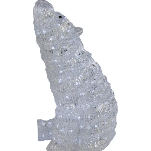 Outdoor Decorations*Northlight 18.5" Led Lighted Commercial Grade Acrylic Polar Bear Outdoor Christmas Decoration