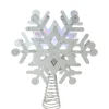 Snowflake Tree Toppers*Northlight 11.5" Led Lighted Decorative Snowflake Christmas Tree Topper With Projector