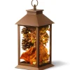 National Tree Company 11.5" Led Lighted Fall Harvest Lantern