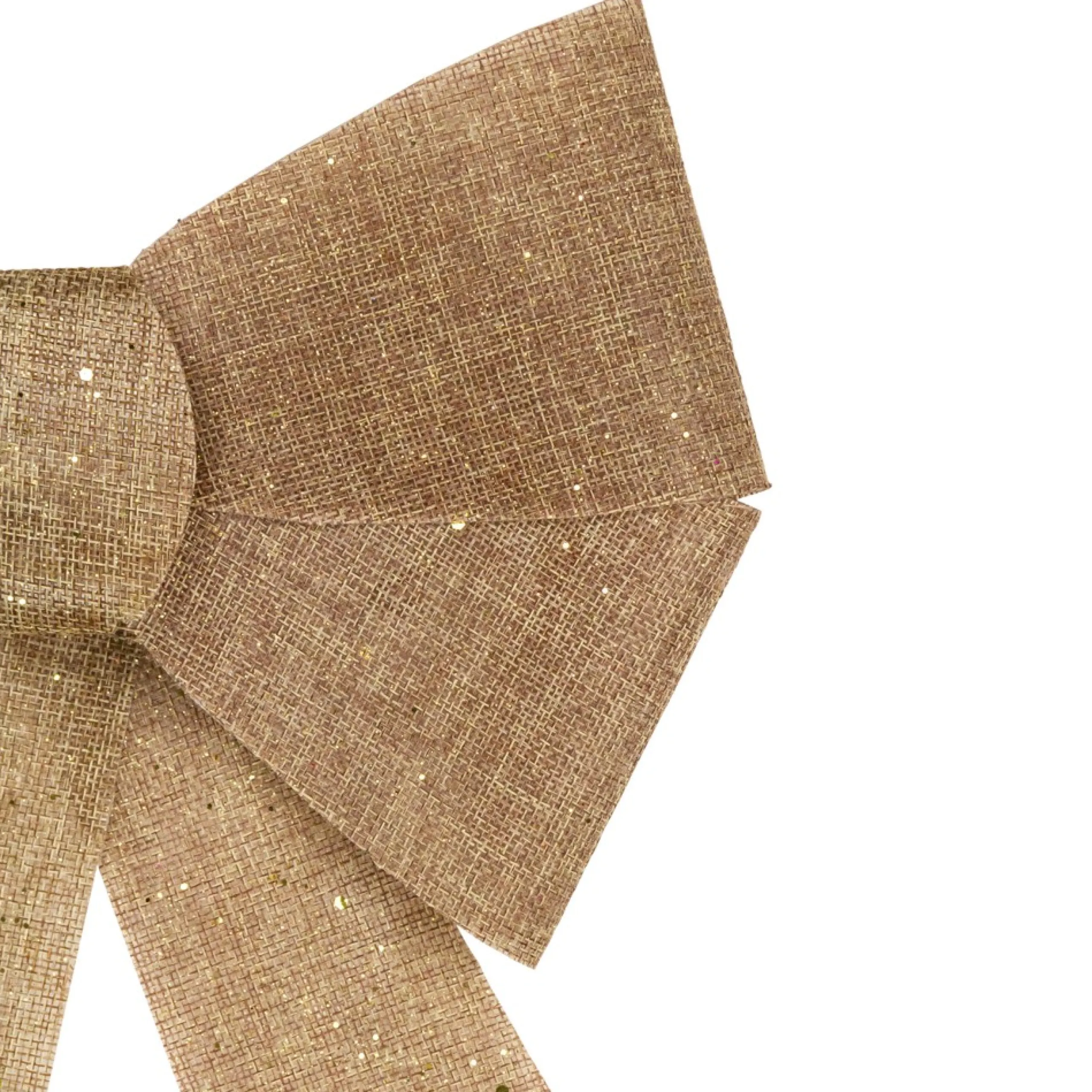 Bows*Northlight 16" Led Lighted Gold Glitter Burlap Bow Christmas Decoration With Color Changing Lights