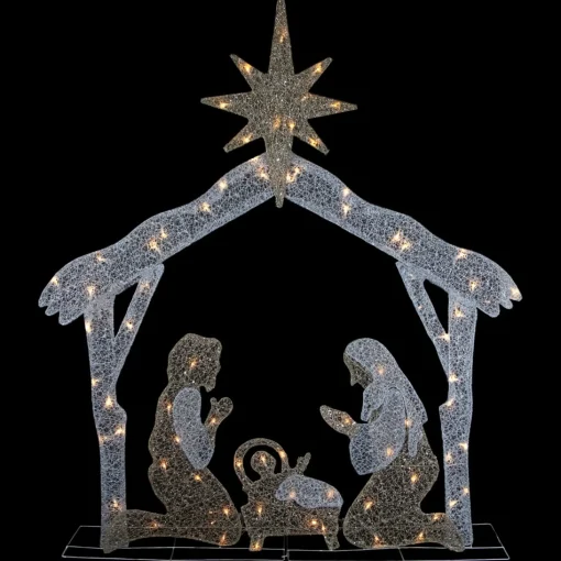 Nativities*Northlight 44" Led Lighted Holy Family Nativity Scene Outdoor Christmas Decoration