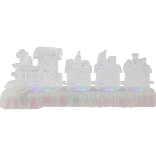 Trains*Northlight 12" Led Lighted Musical Icy Crystal Locomotive Train Christmas Decoration
