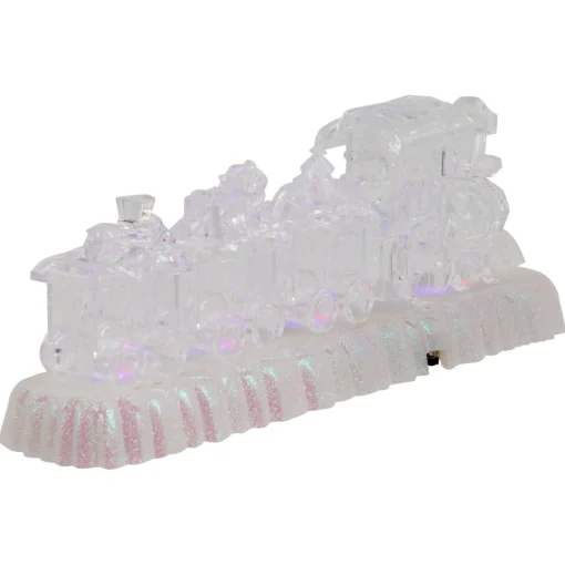 Trains*Northlight 12" Led Lighted Musical Icy Crystal Locomotive Train Christmas Decoration
