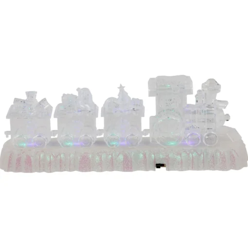 Trains*Northlight 12" Led Lighted Musical Icy Crystal Locomotive Train Christmas Decoration