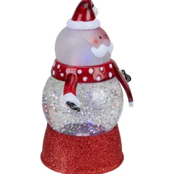 Snow Globes*Northlight 5.75 Led Lighted Santa Claus Christmas Snow Globe