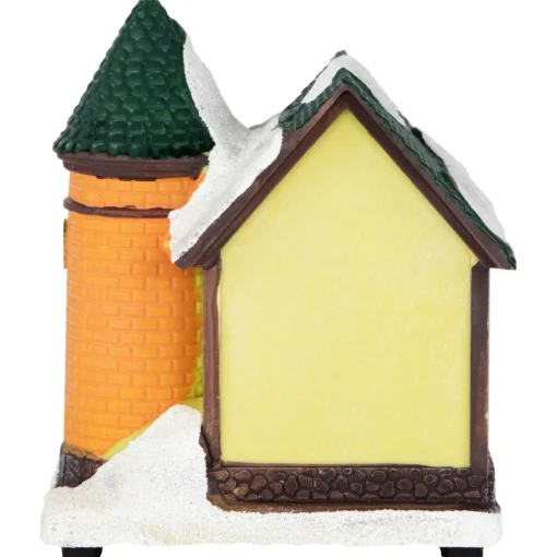 Christmas Villages*Northlight 5" Led Lighted Snowy Toy Shop Christmas Village Display Piece
