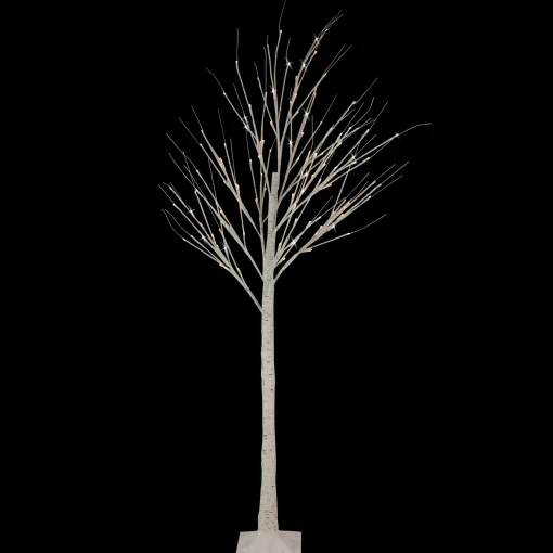 Northlight Twig Trees>6' Led Lighted White Christmas Twig Tree - Warm White Lights