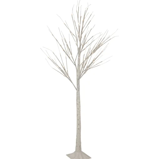 Northlight Twig Trees>6' Led Lighted White Christmas Twig Tree - Warm White Lights