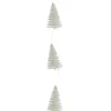 Northlight 6.5' Led Lighted White Mini Sisal Tree Christmas Garland - Warm White Lights