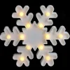 Wall & Door Decorations*Northlight 9.5" Led Lighted White Snowflake Christmas Marquee Sign