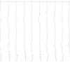 Northlight 600 Led Warm White Curtain Christmas Lights - 6.5' Clear Wire