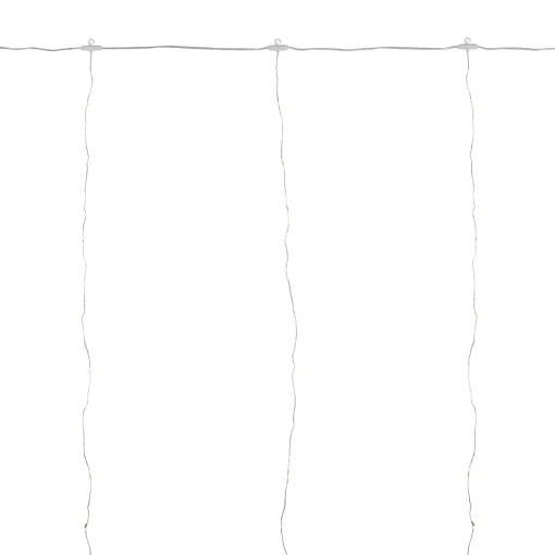 Northlight 300 Led Warm White Curtain Christmas Lights - 10' Clear Wire