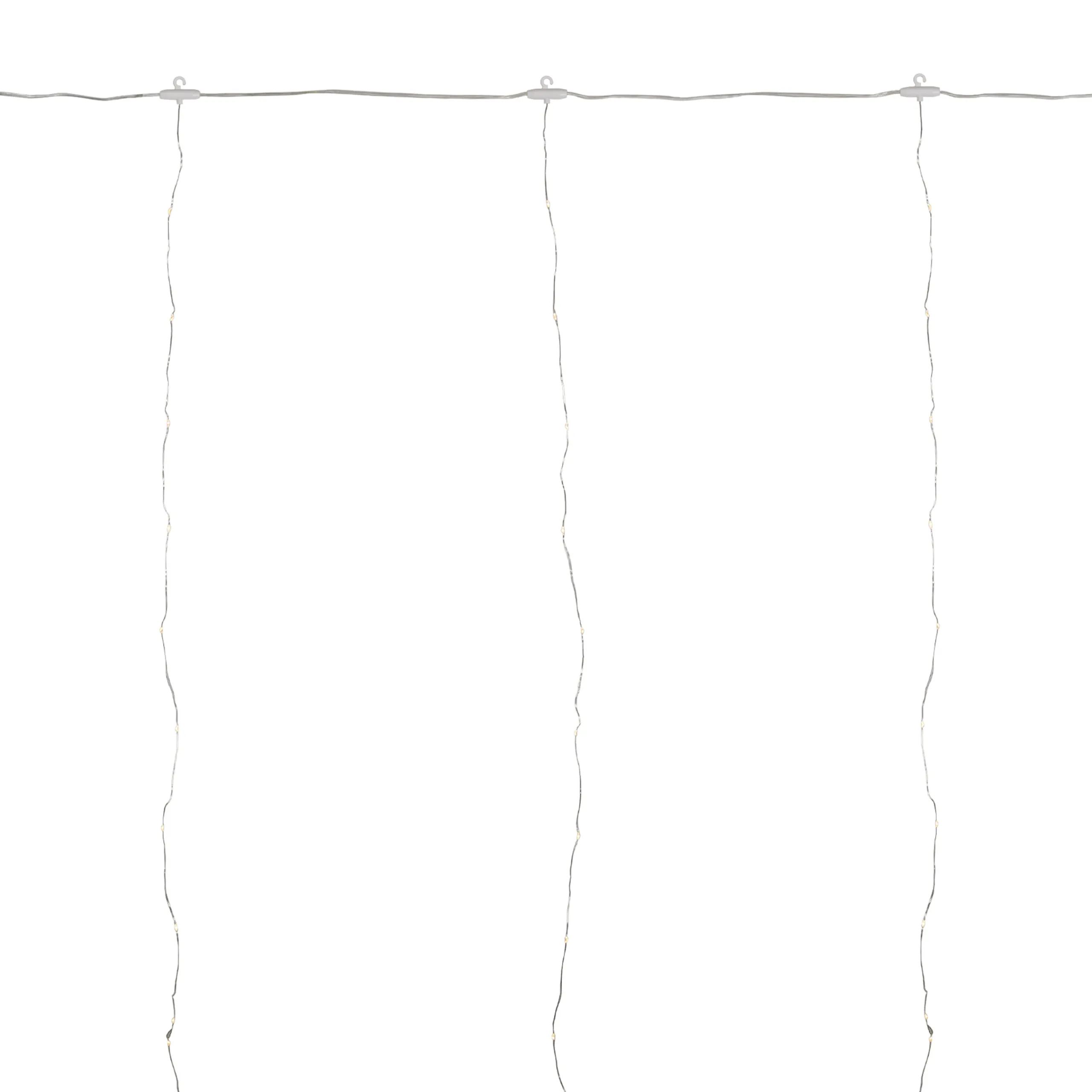 Northlight 300 Led Warm White Curtain Christmas Lights - 10' Clear Wire