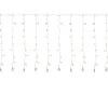 Northlight 120 Led Warm White Curtain Christmas Lights - 7.5' Clear Wire