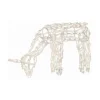 Outdoor Decorations*Brite Star 48" Led Winter Frost Pure White Feeding Doe Christmas Yard Art Decoration