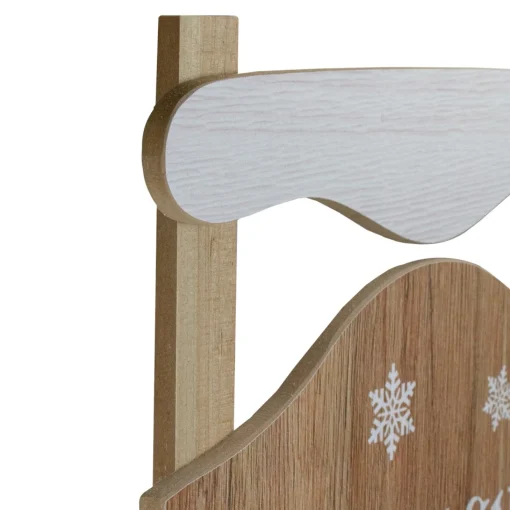Signs & Plaques*Northlight 24" Let It Snow Wooden Sled Snowman And Snowflakes Wall Sign