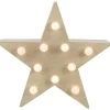 Signs & Plaques*Northlight 9.25" Lighted 5 Point Wooden Star Christmas Tabletop Decor