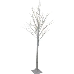 Northlight Twig Trees></noscript>6' Lighted Christmas White Birch Twig Tree Outdoor Decoration - Warm White Led Lights