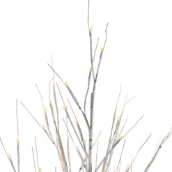 Northlight Twig Trees></noscript>6' Lighted Christmas White Birch Twig Tree Outdoor Decoration - Warm White Led Lights