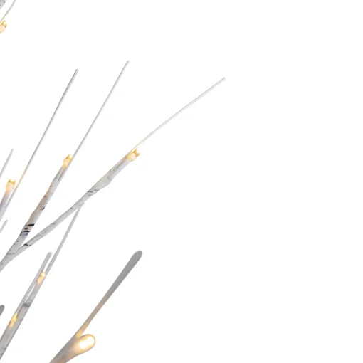 Northlight Twig Trees>6' Lighted Christmas White Birch Twig Tree Outdoor Decoration - Warm White Led Lights