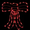 Window Decorations*Northlight 14" Lighted Red Bow Christmas Window Silhouette Decoration